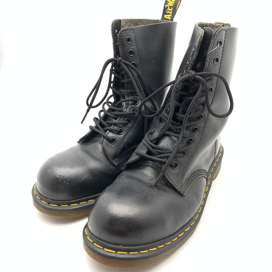 【中古品】【メンズ】 DR.MARTENS ドクターマーチン 10ホールブーツ 靴　 164-260926-gm-26-fuzh サイズ：UK8(27cm) カラー：ブラック 万代Net店