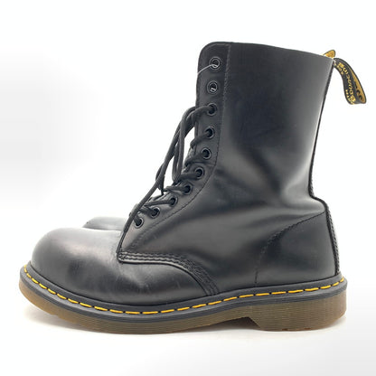【中古品】【メンズ】 DR.MARTENS ドクターマーチン 10ホールブーツ 靴　 164-260926-gm-26-fuzh サイズ：UK8(27cm) カラー：ブラック 万代Net店