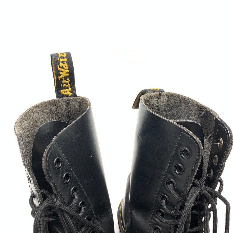 【中古品】【メンズ】 DR.MARTENS ドクターマーチン 10ホールブーツ 靴　 164-260926-gm-26-fuzh サイズ：UK8(27cm) カラー：ブラック 万代Net店