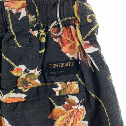 【中古品】【メンズ】 TIGHTBOOTH タイトブース SU25-B01 MAPLE BAROON PANTS バルーンパンツ 総柄 イージーパンツ ウエストゴム 153-260927-gm-17-fuzh サイズ：M カラー：ブラック 万代Net店
