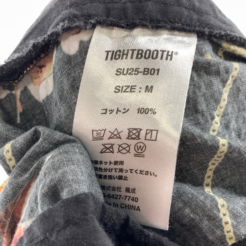 【中古品】【メンズ】 TIGHTBOOTH タイトブース SU25-B01 MAPLE BAROON PANTS バルーンパンツ 総柄 イージーパンツ ウエストゴム 153-260927-gm-17-fuzh サイズ：M カラー：ブラック 万代Net店