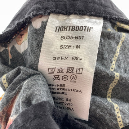 【中古品】【メンズ】 TIGHTBOOTH タイトブース SU25-B01 MAPLE BAROON PANTS バルーンパンツ 総柄 イージーパンツ ウエストゴム 153-260927-gm-17-fuzh サイズ：M カラー：ブラック 万代Net店