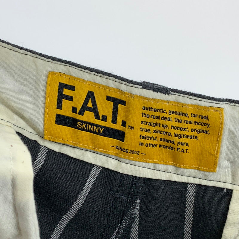 【中古品】【メンズ】 FAT エフエーティー×RED KAP レッドキャップ THREEKAP パンツ ボトムス 153-260927-gm-18-fuzh サイズ：SKINNY(L) カラー：グレー 万代Net店