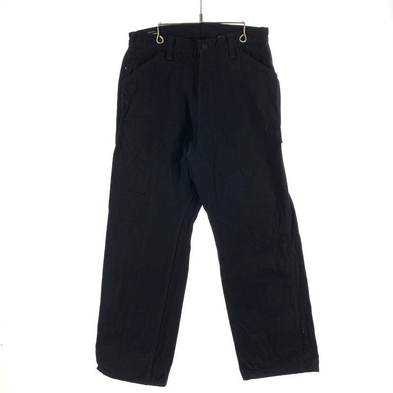【中古品】【メンズ】 桃太郎ジーンズ MXPT10144S PAINTER DENIM ペインターデニムパンツ ボトムス ブランド 古着 156-261003-gm-01-fuzh サイズ：W30 カラー：ブラック 万代Net店