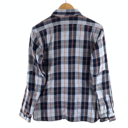 【中古品】【メンズ】 SAMURAI JEANS SIN17-01 ロープインディゴヘビィーネルワークシャツ 長袖シャツ 145-260926-gm-38-fuzh サイズ：XL カラー：ブルー 万代Net店