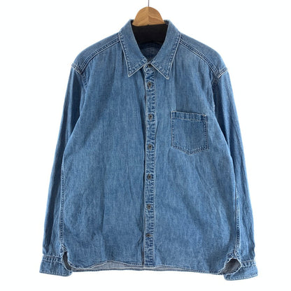 【中古品】【メンズ】 ORGUEIL LOT OR-5050A DENIM WORK SHIRT デニムワークシャツ 長袖シャツ 145-260926-gm-39-fuzh サイズ：42 カラー：インディゴ 万代Net店