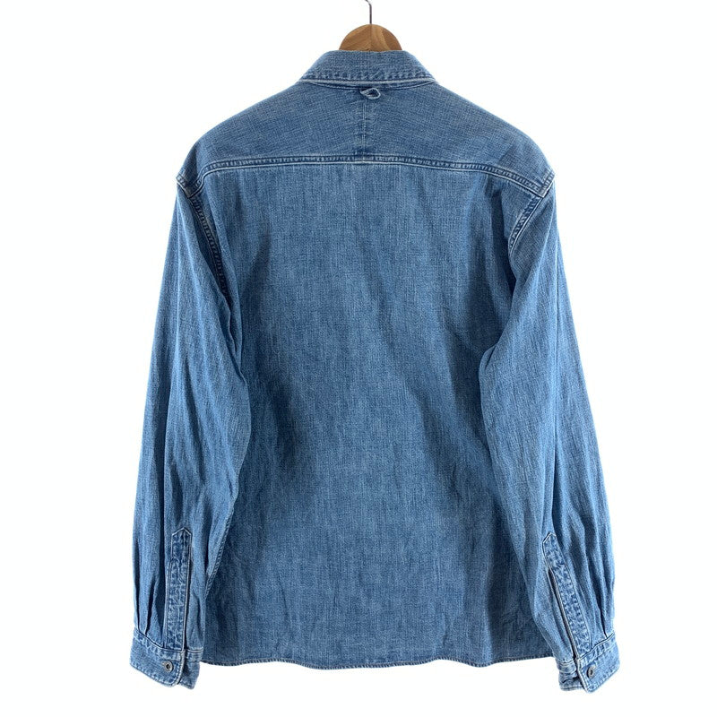 【中古品】【メンズ】 ORGUEIL LOT OR-5050A DENIM WORK SHIRT デニムワークシャツ 長袖シャツ 145-260926-gm-39-fuzh サイズ：42 カラー：インディゴ 万代Net店