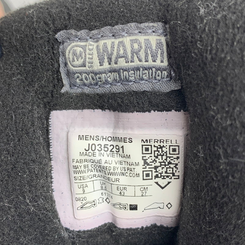 【中古品】【メンズ】 MERRELL メレル J035291 THERMO OVERLOOK 2 MID WP BOOTS サーモ オーバールック2 ミッド ブーツ 靴 164-260928-mh-13-fuzh サイズ：27cm カラー：ブラウン 万代Net店