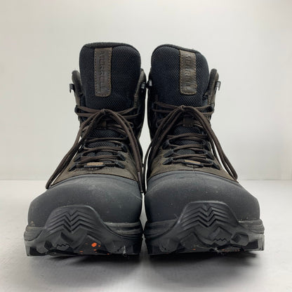 【中古品】【メンズ】 MERRELL メレル J035291 THERMO OVERLOOK 2 MID WP BOOTS サーモ オーバールック2 ミッド ブーツ 靴 164-260928-mh-13-fuzh サイズ：27cm カラー：ブラウン 万代Net店