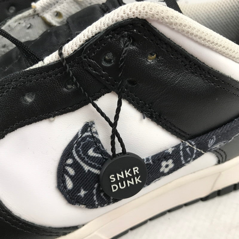 【中古品】【メンズ】 NIKE ナイキ DH4401-100 WMNS DUNK LOW ESS "BLACK PAISLEY" ダンク ロー スニーカー 靴 160-260930-mh-18-fuzh サイズ：28cm カラー：ホワイト ブラック 万代Net店