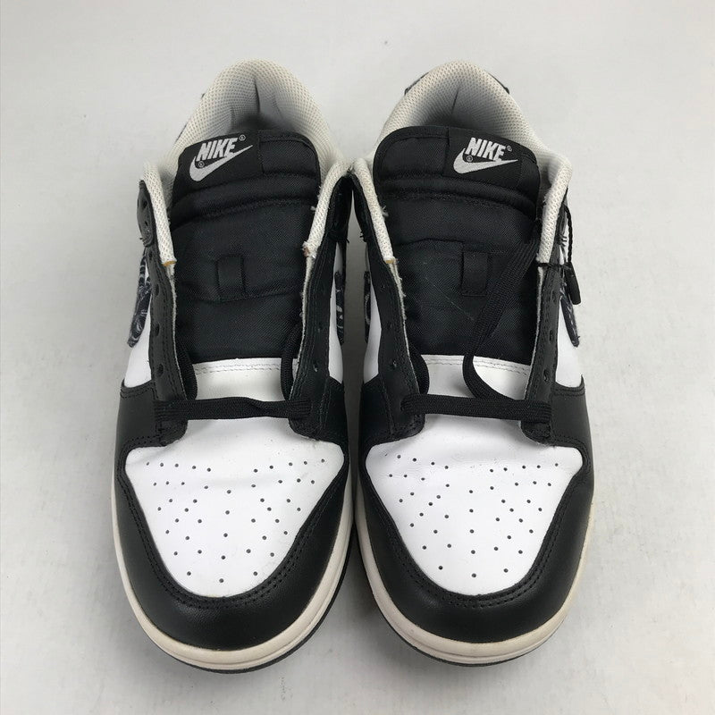 【中古品】【メンズ】 NIKE ナイキ DH4401-100 WMNS DUNK LOW ESS "BLACK PAISLEY" ダンク ロー スニーカー 靴 160-260930-mh-18-fuzh サイズ：28cm カラー：ホワイト ブラック 万代Net店