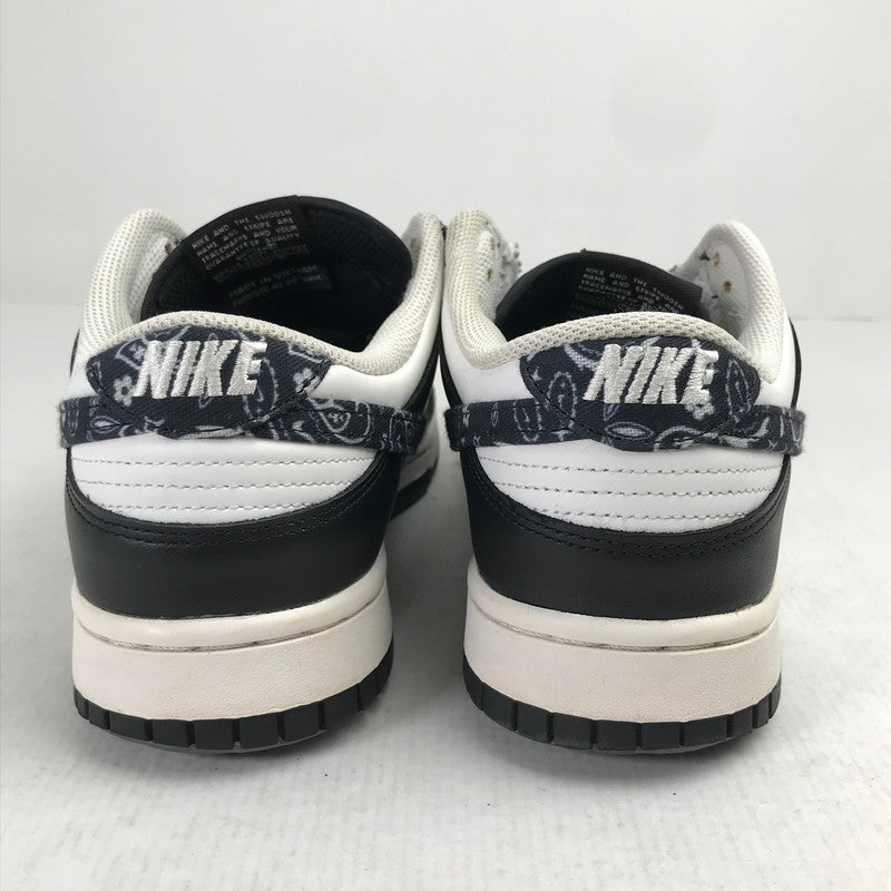 【中古品】【メンズ】 NIKE ナイキ DH4401-100 WMNS DUNK LOW ESS "BLACK PAISLEY" ダンク ロー スニーカー 靴 160-260930-mh-18-fuzh サイズ：28cm カラー：ホワイト ブラック 万代Net店