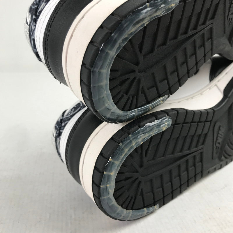 【中古品】【メンズ】 NIKE ナイキ DH4401-100 WMNS DUNK LOW ESS "BLACK PAISLEY" ダンク ロー スニーカー 靴 160-260930-mh-18-fuzh サイズ：28cm カラー：ホワイト ブラック 万代Net店