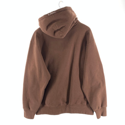 【中古品】【メンズ】 SUPREME シュプリーム DEVIL S LOGO HOODED SWEAT SHIRT フーディー パーカー トップス ブランド 古着 149-260926-gm-17-fuzh サイズ：L カラー：ブラウン 万代Net店