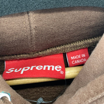 【中古品】【メンズ】 SUPREME シュプリーム DEVIL S LOGO HOODED SWEAT SHIRT フーディー パーカー トップス ブランド 古着 149-260926-gm-17-fuzh サイズ：L カラー：ブラウン 万代Net店