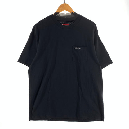 【中古品】【メンズ】 SUPREME シュプリーム POCKET TEE ポケット 半袖Tシャツ カットソー 149-260926-gm-16-fuzh サイズ：L カラー：ブラック 万代Net店