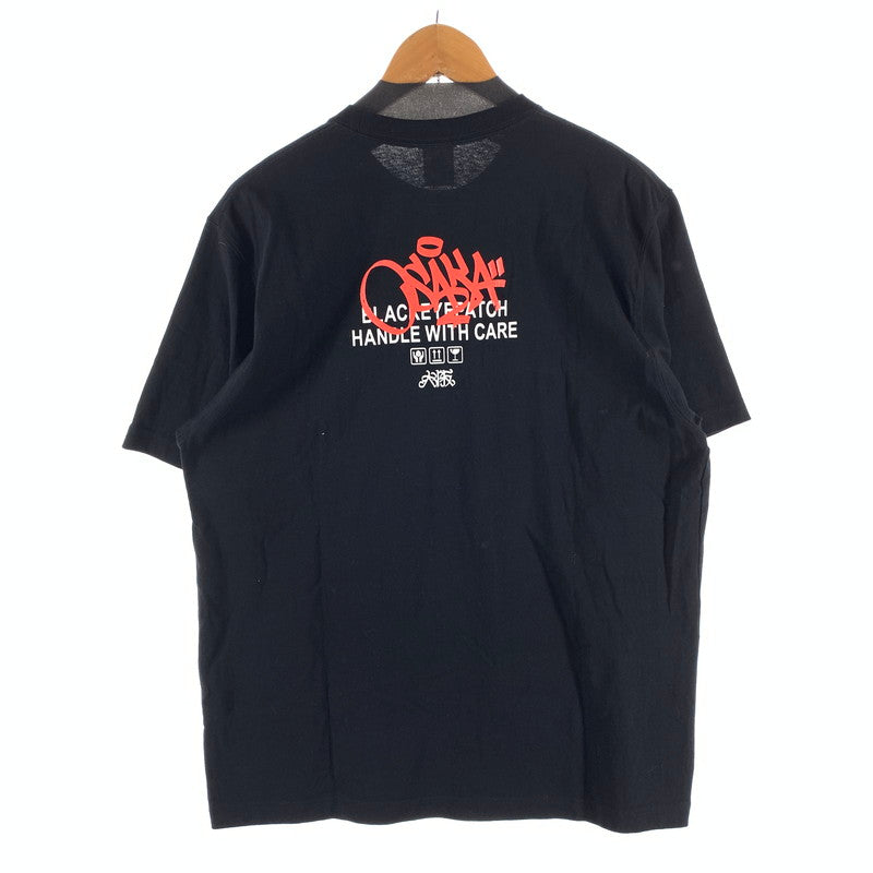 【中古品】【メンズ】 THE BLACK EYE PATCH SUPPORT YOUR LOCAL SS TEE ブラックアイパッチ 半袖Tシャツ カットソー 142-260926-gm-21-fuzh サイズ：L カラー：ブラック 万代Net店