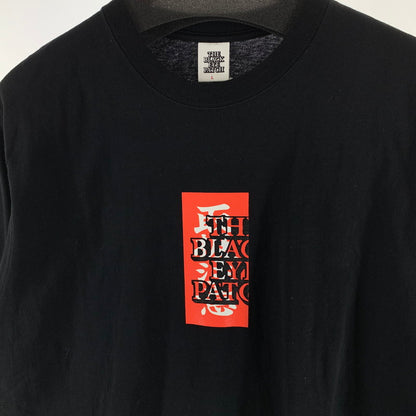 【中古品】【メンズ】 THE BLACK EYE PATCH SUPPORT YOUR LOCAL SS TEE ブラックアイパッチ 半袖Tシャツ カットソー 142-260926-gm-21-fuzh サイズ：L カラー：ブラック 万代Net店
