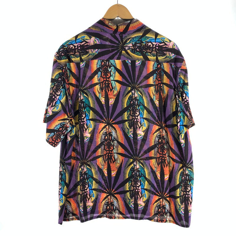 【中古品】【メンズ】 WACKO MARIA ワコマリア×BUDSPOOL HAWAIIAN SHIRT 舐達麻ハワイアンシャツ 半袖シャツ アロハシャツ 140-260926-gm-19-fuzh サイズ：L カラー：レインボー 万代Net店