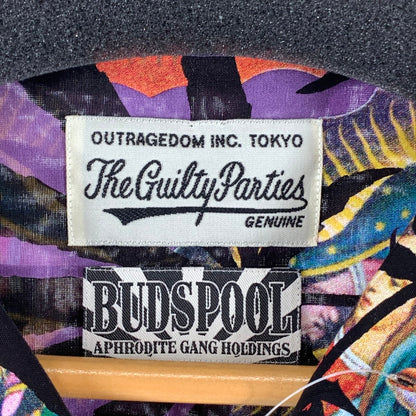 【中古品】【メンズ】 WACKO MARIA ワコマリア×BUDSPOOL HAWAIIAN SHIRT 舐達麻ハワイアンシャツ 半袖シャツ アロハシャツ 140-260926-gm-19-fuzh サイズ：L カラー：レインボー 万代Net店