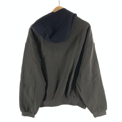 【中古品】【メンズ】 ESSENTIALS FEAR OF GOD NYLON FLEECE HOODIE エッセンシャルズ フィアオブゴッド ナイロンフリースパーカー フーディー 142-260927-gm-23-fuzh サイズ：XS カラー：カーキ ブラック 万代Net店