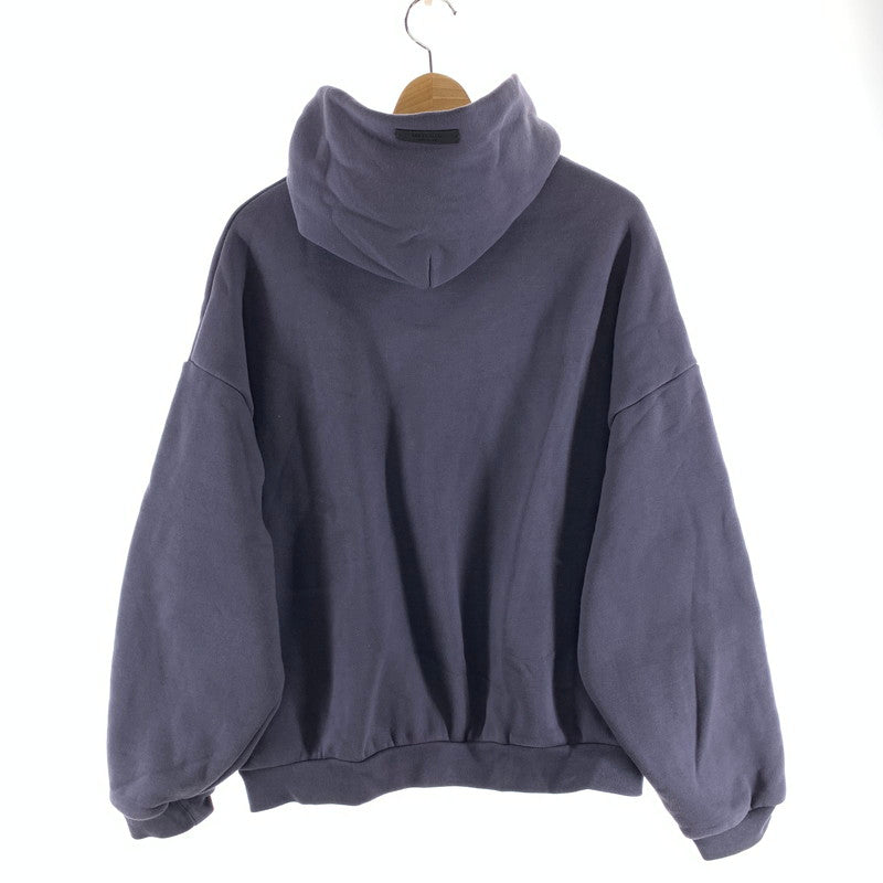 【中古品】【メンズ】 ESSENTIALS FEAR OF GOD FLEECE HOODIE エッセンシャルズ フィアオブゴッド フリースパーカー フーディー ブランド 古着 142-260927-gm-24-fuzh サイズ：M カラー：ネイビー 万代Net店