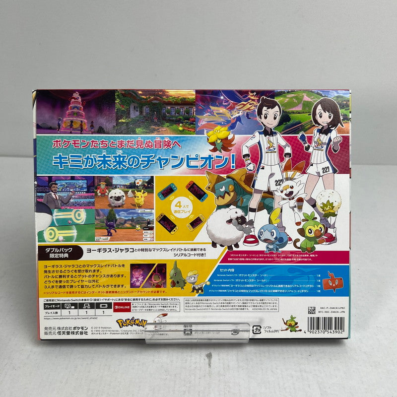 【中古品】 【限定】 ポケットモンスター ソード・シールド ダブルパック ETC ポケモン ※外箱傷みあり [CERO区分_A / 全年齢対象商品] 029-260927-io-33-fuz 万代Net店