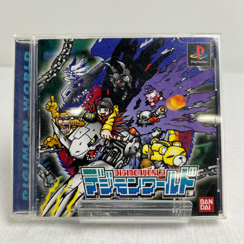 【中古品】 PS プレステ デジモンワールド プレイステーション レトロゲーム ※取説傷みあり 023-260927-io-38-fuzh 万代Net店
