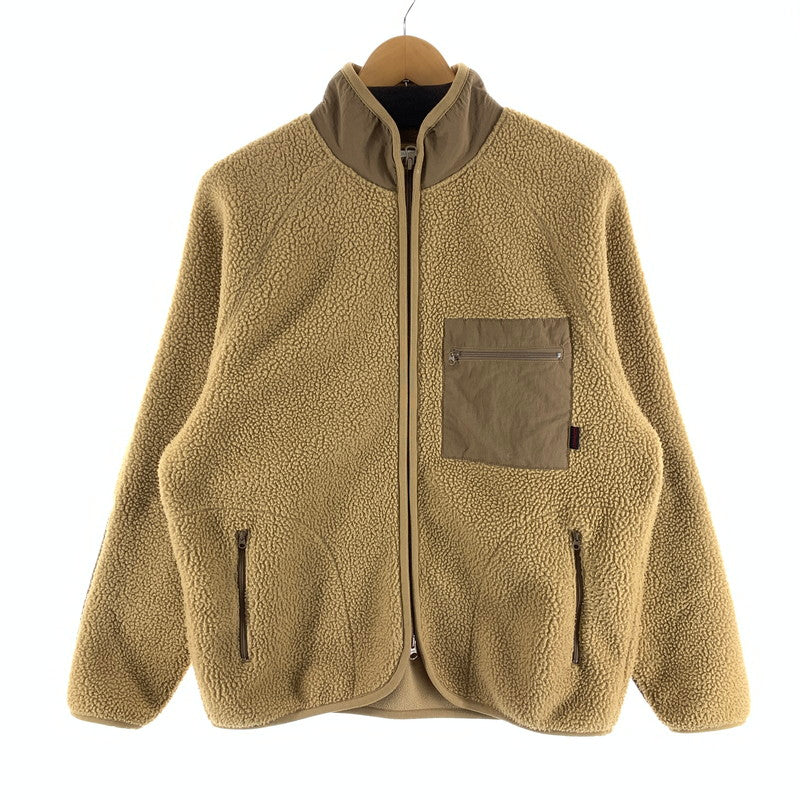 【中古品】【メンズ】 GRAMICCI グラミチ GUJK-20F043 フリースジャケット アウター ブルゾン 144-260927-gm-28-fuzh サイズ：M カラー：ベージュ 万代Net店