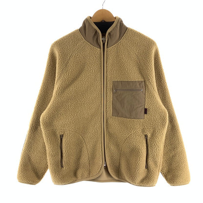 【中古品】【メンズ】 GRAMICCI グラミチ GUJK-20F043 フリースジャケット アウター ブルゾン 144-260927-gm-28-fuzh サイズ：M カラー：ベージュ 万代Net店