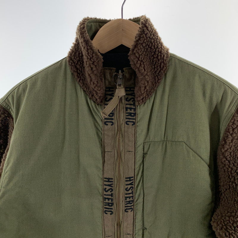 【中古品】【メンズ】 HYSTERIC GLAMOUR ヒステリックグラマー 02203AB17 アーミーリメイクフィールドジャケット 140-260927-gm-26-fuzh サイズ：S カラー：カーキ 万代Net店