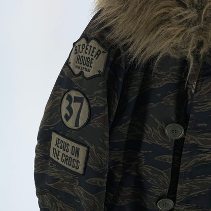 【中古品】【メンズ】 HYSTERIC GLAMOUR ヒステリックグラマー 4AB-1511 N-2B FLIGHT JACKET フライトジャケット ブランド 140-260927-gm-25-fuzh サイズ：S カラー：カーキ 万代Net店