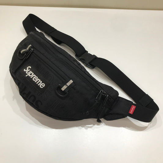 【中古品】【メンズ】 SUPREME シュプリーム 19SS WAIST BAG カバン ウエストバッグ バッグ かばん 鞄 BLACK ※使用感あり 188-260928-io-04-fuzh カラー：ブラック 万代Net店