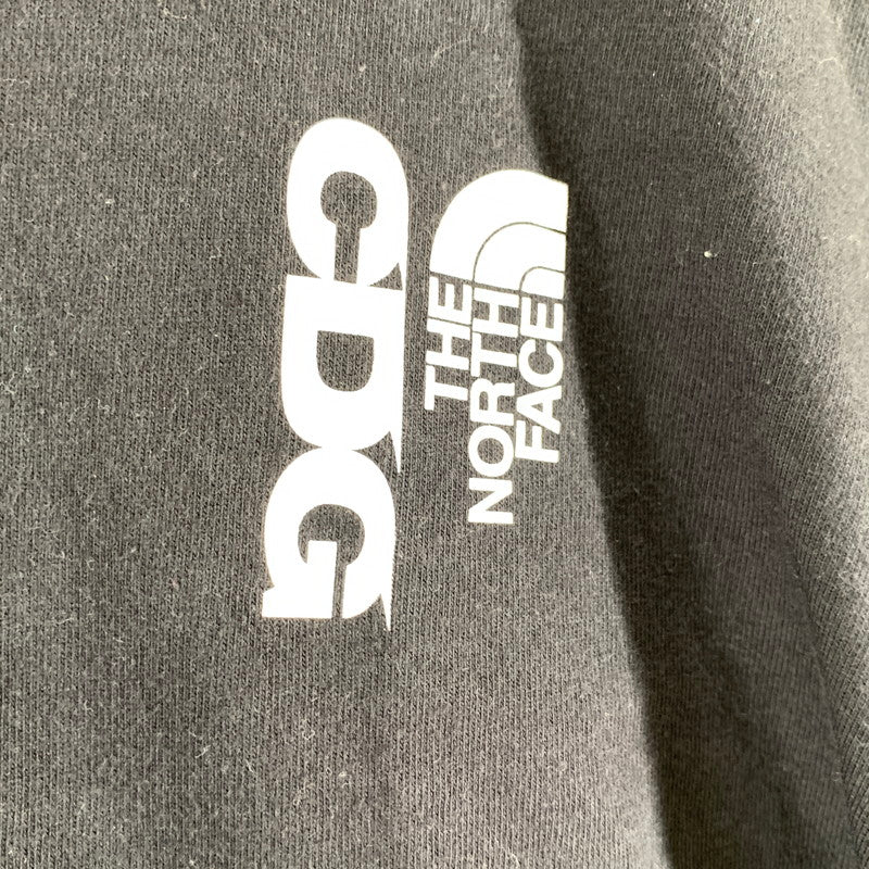 【中古品】【メンズ】 CDG×THE NORTH FACE シーディージー×ザ・ノースフェイス 26SS 限定Tシャツ 140-260928-ny-07-fuzh サイズ：M カラー：ブラック 万代Net店