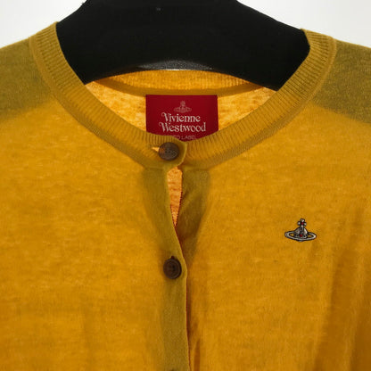 【中古品】【レディース】 VIVIENNE WESTWOOD RED LABEL ヴィヴィアンウエストウッド レッドレーベル CARDIGAN YELLOW カーディガン 170-261018-io-13-fuzh サイズ：3 カラー：イエロー 万代Net店