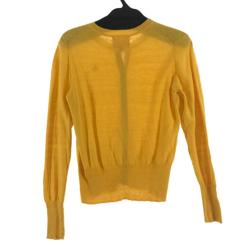 【中古品】【レディース】 VIVIENNE WESTWOOD RED LABEL ヴィヴィアンウエストウッド レッドレーベル CARDIGAN YELLOW カーディガン 170-261018-io-13-fuzh サイズ：3 カラー：イエロー 万代Net店