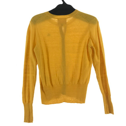 【中古品】【レディース】 VIVIENNE WESTWOOD RED LABEL ヴィヴィアンウエストウッド レッドレーベル CARDIGAN YELLOW カーディガン 170-261018-io-13-fuzh サイズ：3 カラー：イエロー 万代Net店