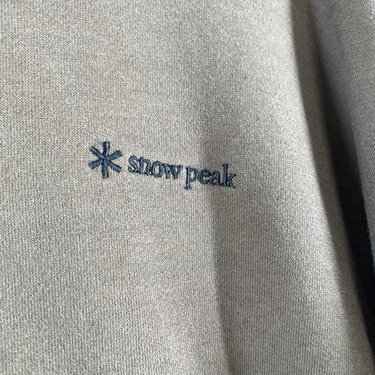 【中古品】【メンズ】 SNOW PEAK スノーピーク SPE-SW-23AU002 SWEAT PULLOVER　スウェット プルオーバー 144-260928-ny-05-fuzh サイズ：XL カラー：オリーブ 万代Net店