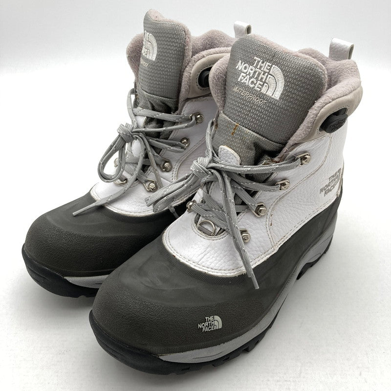 【中古品】【レディース】 THE NORTH FACE ザ・ノースフェイス マウンテンブーツ 靴 167-260929-vt-82-fuzh サイズ：24.5cm カラー：ホワイト 万代Net店