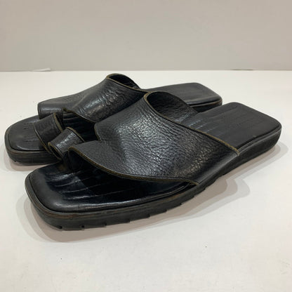【中古品】【メンズ】 RIPVANWINKLE リップヴァンウィンクル サンダル 靴 BLACK 本体のみ ※型崩れ・使用感あり 164-261028-io-06-fuzh サイズ：F カラー：ブラック 万代Net店