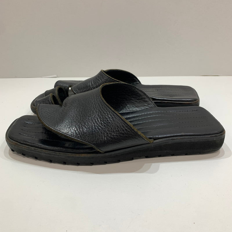 【中古品】【メンズ】 RIPVANWINKLE リップヴァンウィンクル サンダル 靴 BLACK 本体のみ ※型崩れ・使用感あり 164-261028-io-06-fuzh サイズ：F カラー：ブラック 万代Net店