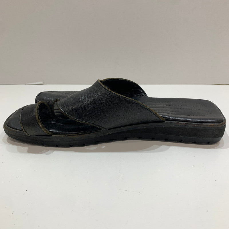 【中古品】【メンズ】 RIPVANWINKLE リップヴァンウィンクル サンダル 靴 BLACK 本体のみ ※型崩れ・使用感あり 164-261028-io-06-fuzh サイズ：F カラー：ブラック 万代Net店