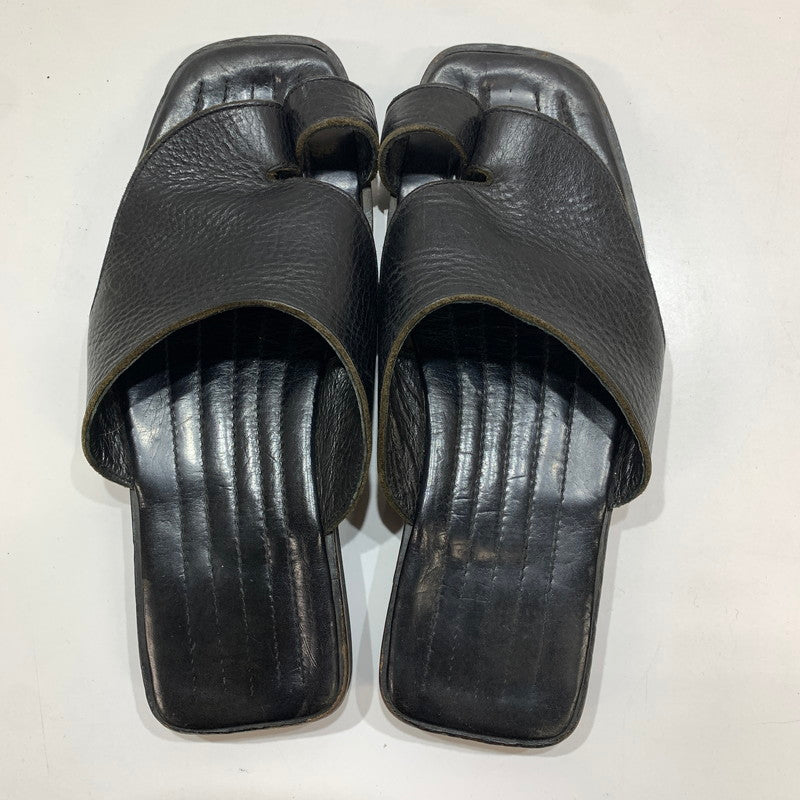 【中古品】【メンズ】 RIPVANWINKLE リップヴァンウィンクル サンダル 靴 BLACK 本体のみ ※型崩れ・使用感あり 164-261028-io-06-fuzh サイズ：F カラー：ブラック 万代Net店