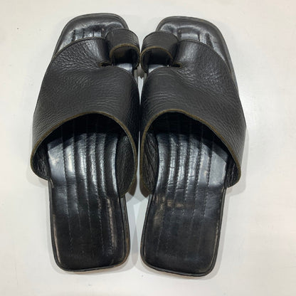【中古品】【メンズ】 RIPVANWINKLE リップヴァンウィンクル サンダル 靴 BLACK 本体のみ ※型崩れ・使用感あり 164-261028-io-06-fuzh サイズ：F カラー：ブラック 万代Net店