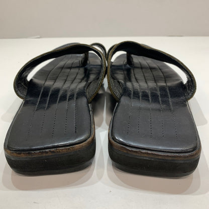 【中古品】【メンズ】 RIPVANWINKLE リップヴァンウィンクル サンダル 靴 BLACK 本体のみ ※型崩れ・使用感あり 164-261028-io-06-fuzh サイズ：F カラー：ブラック 万代Net店