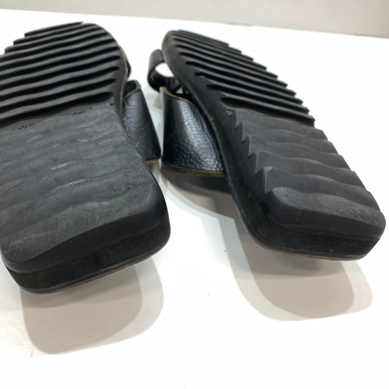【中古品】【メンズ】 RIPVANWINKLE リップヴァンウィンクル サンダル 靴 BLACK 本体のみ ※型崩れ・使用感あり 164-261028-io-06-fuzh サイズ：F カラー：ブラック 万代Net店