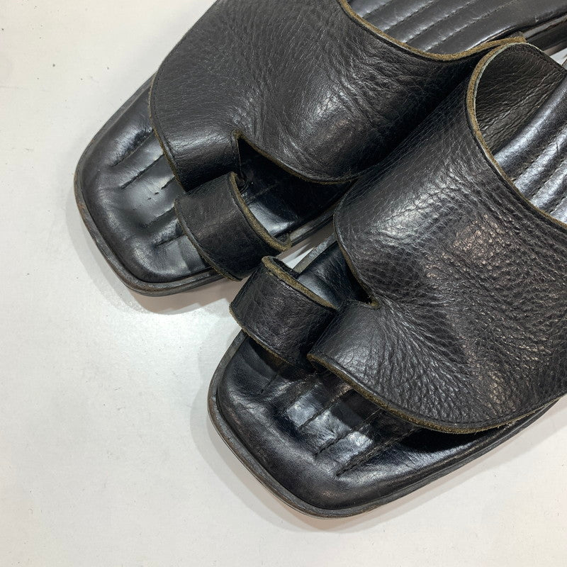【中古品】【メンズ】 RIPVANWINKLE リップヴァンウィンクル サンダル 靴 BLACK 本体のみ ※型崩れ・使用感あり 164-261028-io-06-fuzh サイズ：F カラー：ブラック 万代Net店