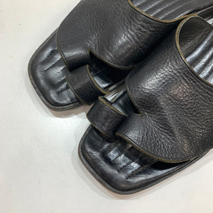 【中古品】【メンズ】 RIPVANWINKLE リップヴァンウィンクル サンダル 靴 BLACK 本体のみ ※型崩れ・使用感あり 164-261028-io-06-fuzh サイズ：F カラー：ブラック 万代Net店