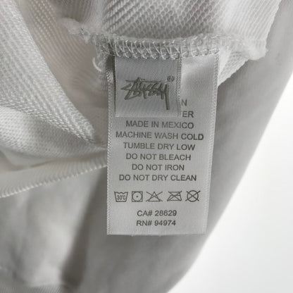 【中古品】【メンズ】 STUSSY ステューシー BASIC HOODIE フーディー パーカー カラーWHITE SIZE:M 142-260930-ky-02-fuzh 万代Net店