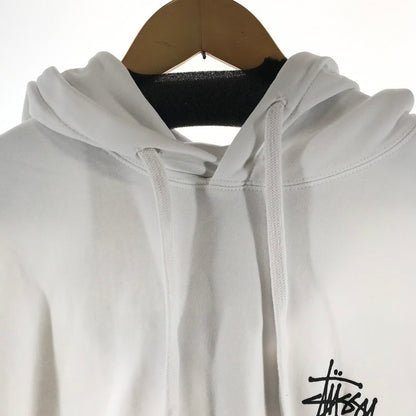 【中古品】【メンズ】 STUSSY ステューシー BASIC HOODIE フーディー パーカー カラーWHITE SIZE:M 142-260930-ky-02-fuzh 万代Net店